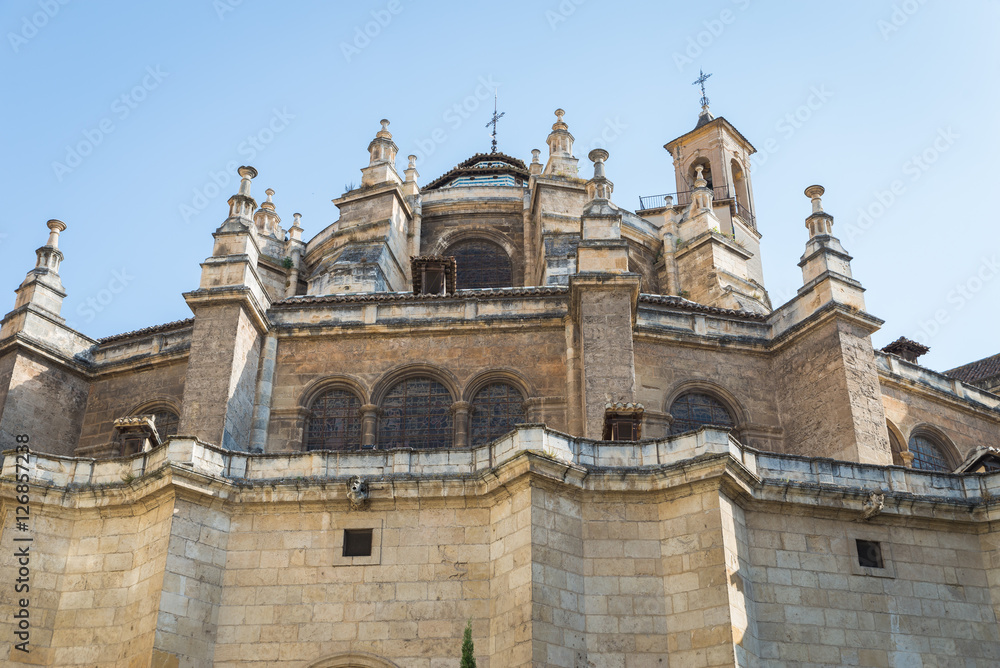 Granada Cathedral, or the Cathedral of the Incarnation building in Granada, Andalusia, Spain