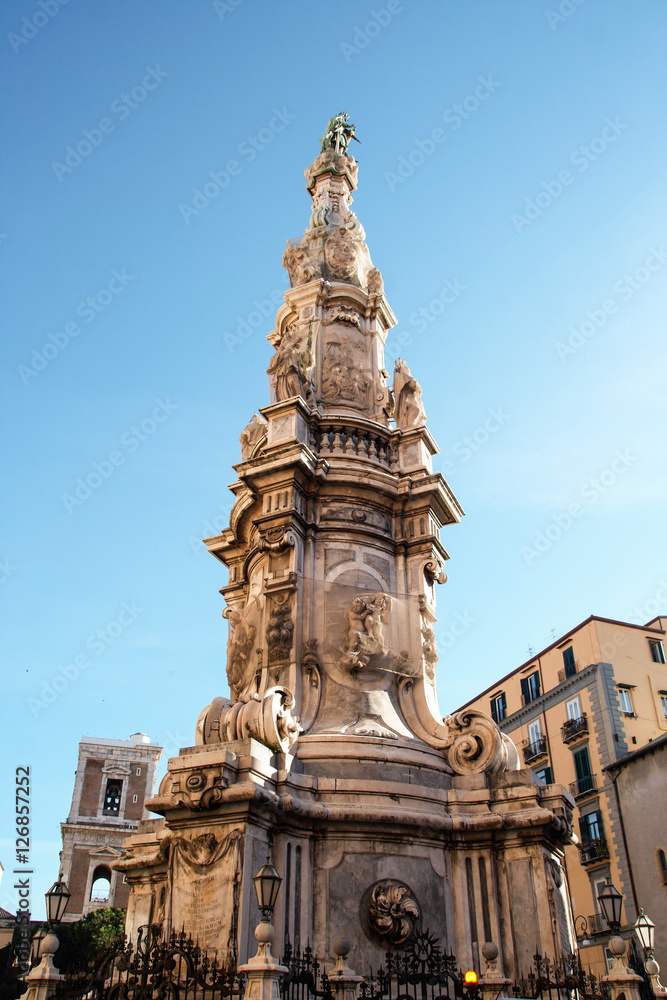 guglia dell'Immacolata, piazza del Gesù, Naples, Italy 
