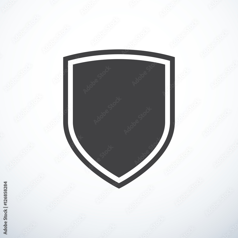Vector shield icon Vector shield icon