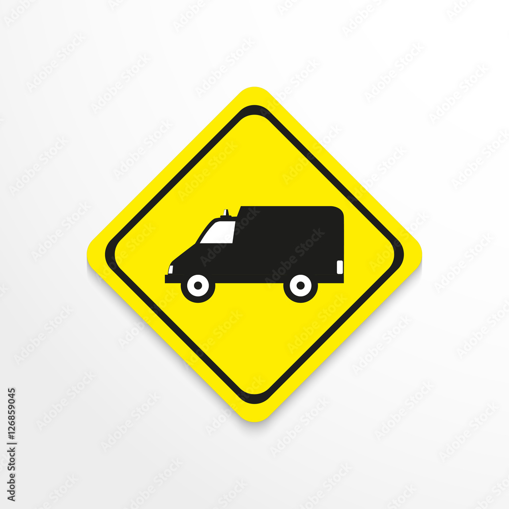 Truck. Vector icon. Truck. Vector icon.