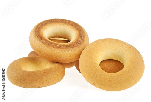 Bagels isolated on a white background