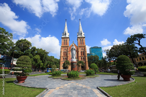 Notre Dame Cathedral in Ho Chi Minh city, Vietnam photo
