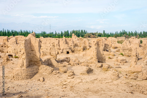 Jiaohe Ancient Ruins, Turpan, Xinjiang Uyghur Autonomous Region, China