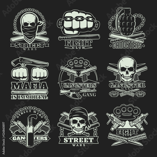 Gangster Dark Emblem Set