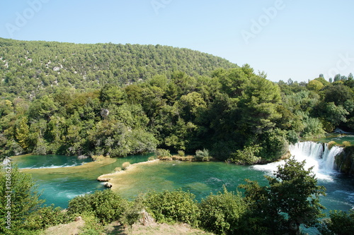 Krka Wasserf  lle in Kroatien