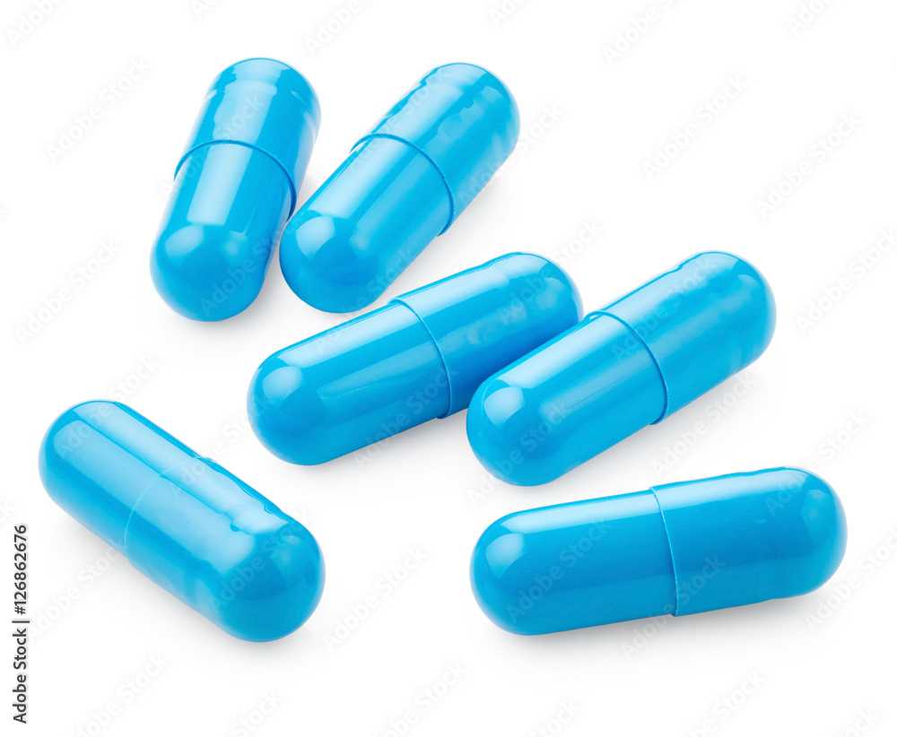 Pills isolated on white background Pills isolated on white background
