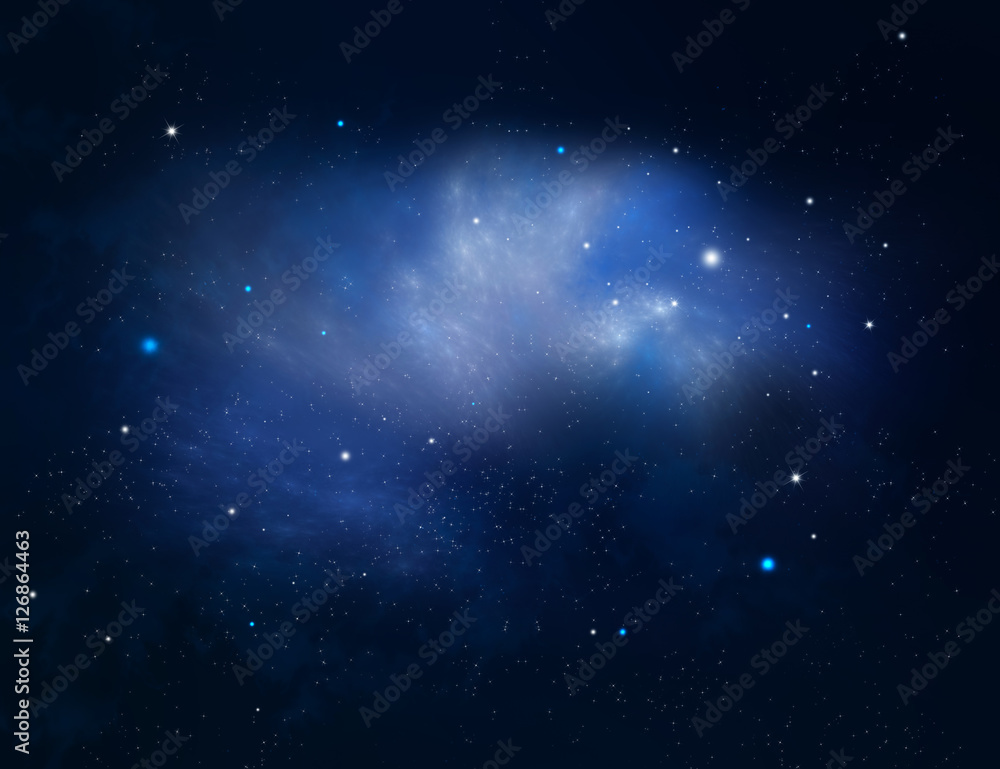 starry night background, galaxy