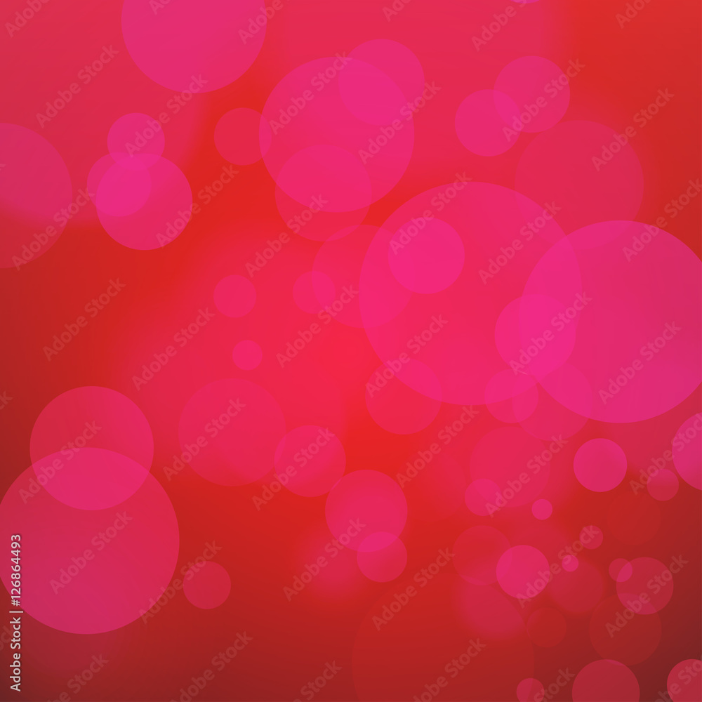 Red Background with Bokeh