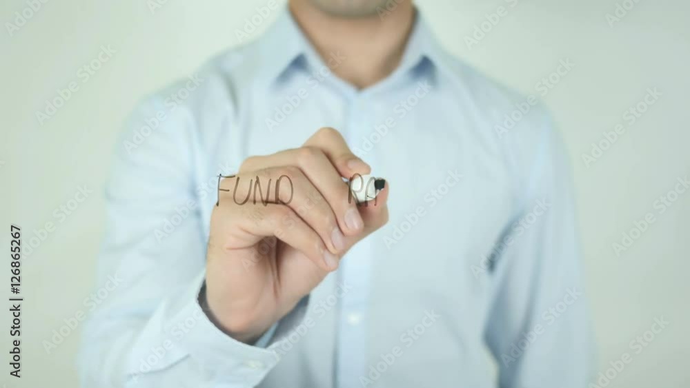 Fund Raising, Writing On Screen Fund Raising, Writing On Screen