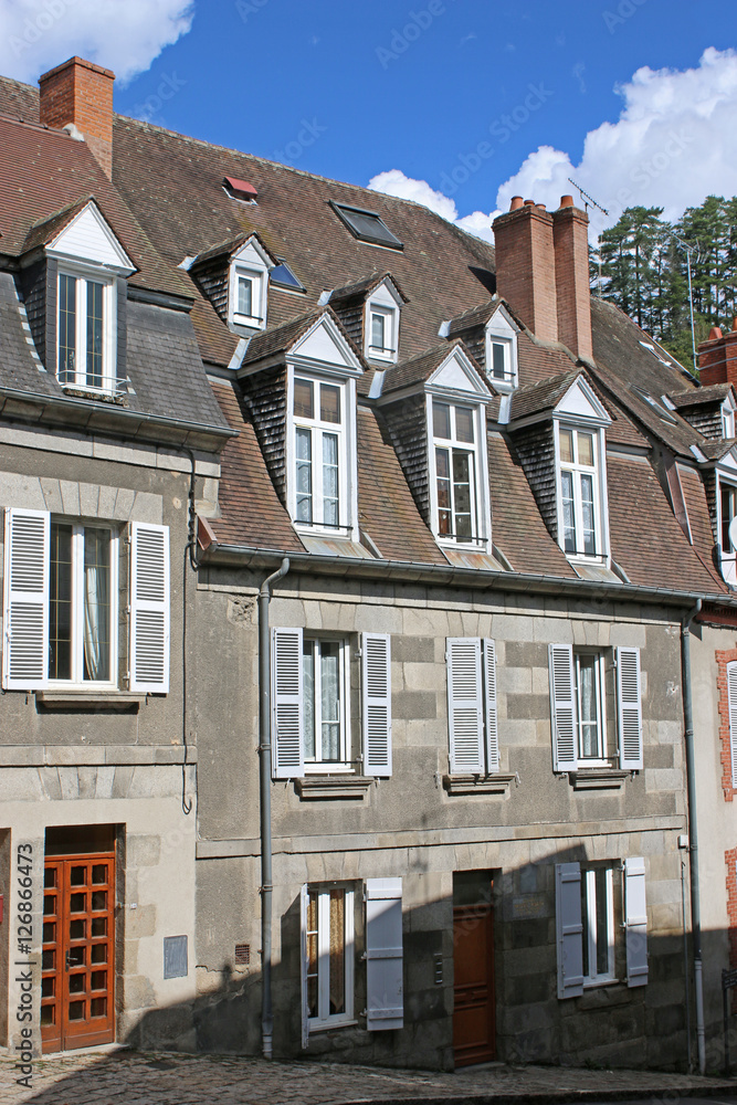 street in Aubusson, France street in Aubusson, France