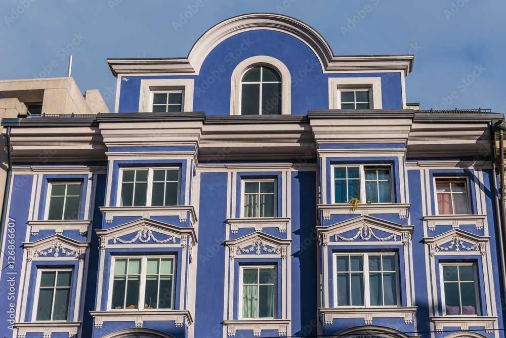 Fototapeta premium Bürgerhaus Fassade in Innsbruck, Maria-Theresien-Straße