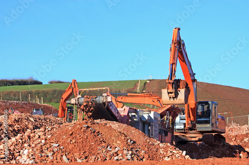 Stone Crusher and Digger