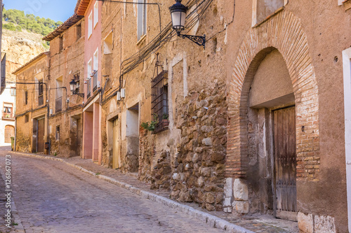 Backstreet in medieval city Daroca © venemama