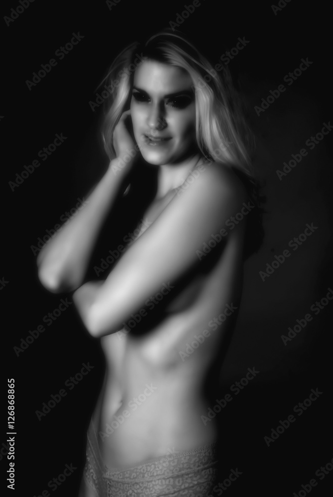 Soft Focus Beautiful Infrared Nude Woman Soft Focus Beautiful Infrared Nude Woman