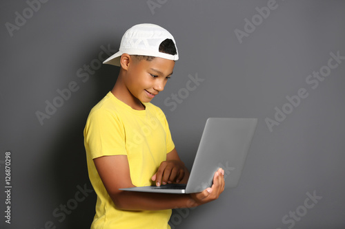 African American boy with l...