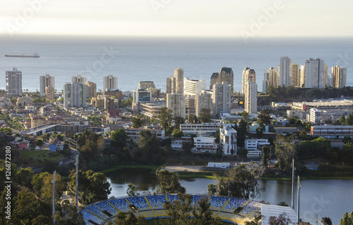 View of the city Valparaiso, Chile.