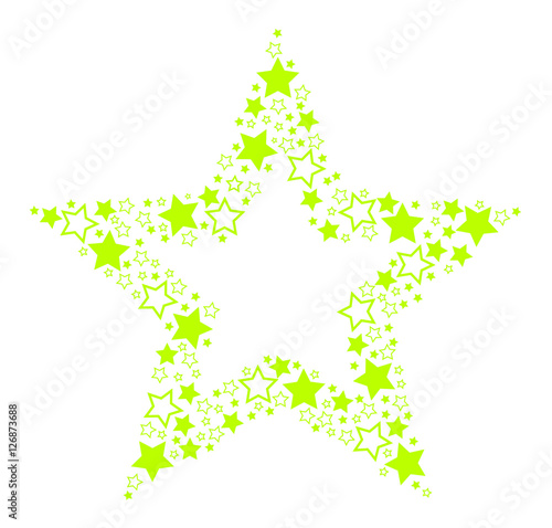 Stern für Weihnachten: Flyer oder Dekoration