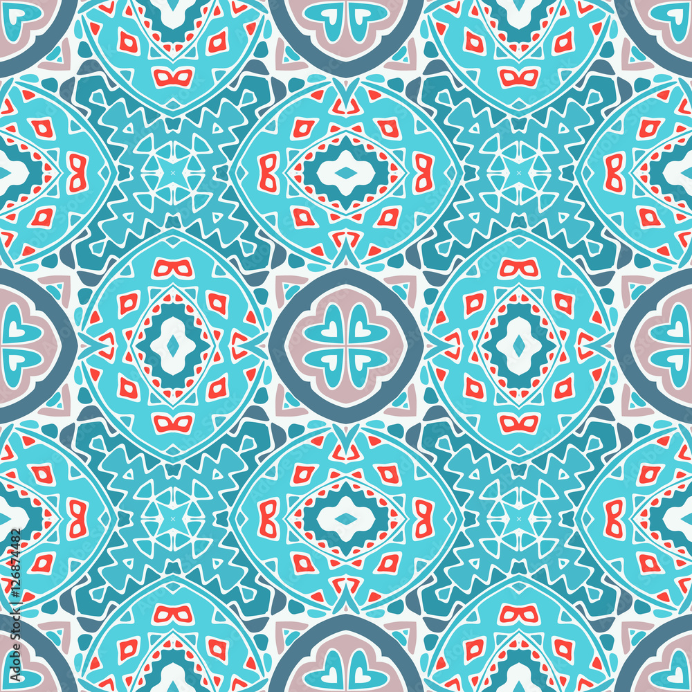 cute doodle tiled geometric pattern cute doodle tiled geometric pattern