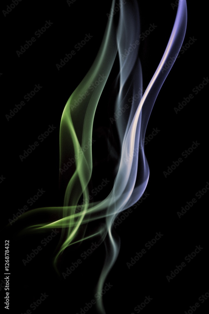 Abstract, colorful ink shapes Abstract, colorful ink shapes