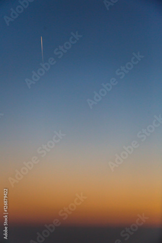 sunset over the sea