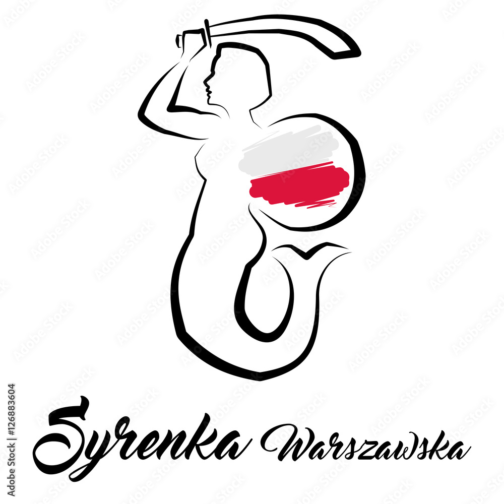 Fototapeta premium Syrenka Warszawska