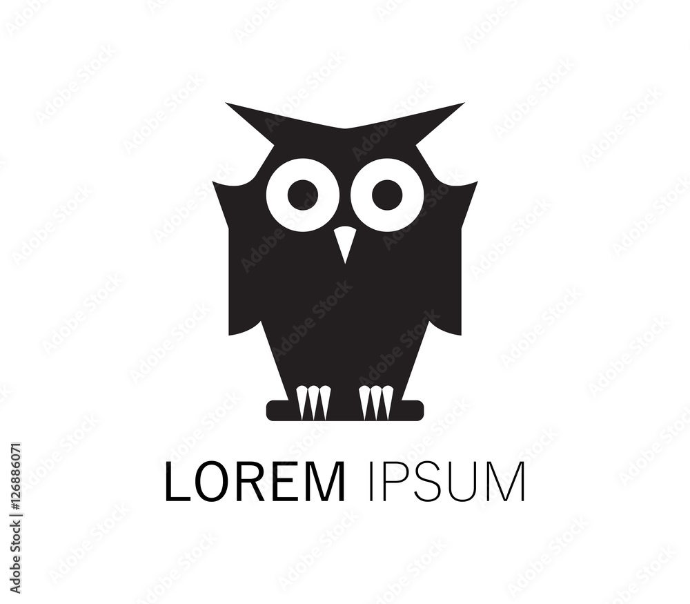 Obraz premium Owl Logo Design
