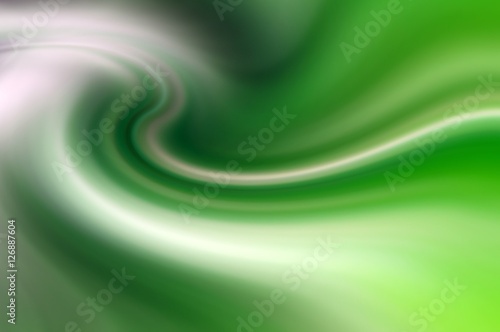 Abstract wavy background in green colors