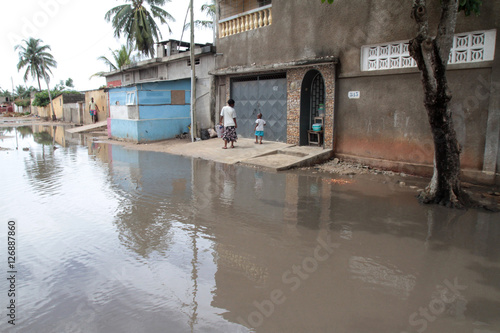 Inondation. Lomé. Togo. / Flood. Lome. Togo.