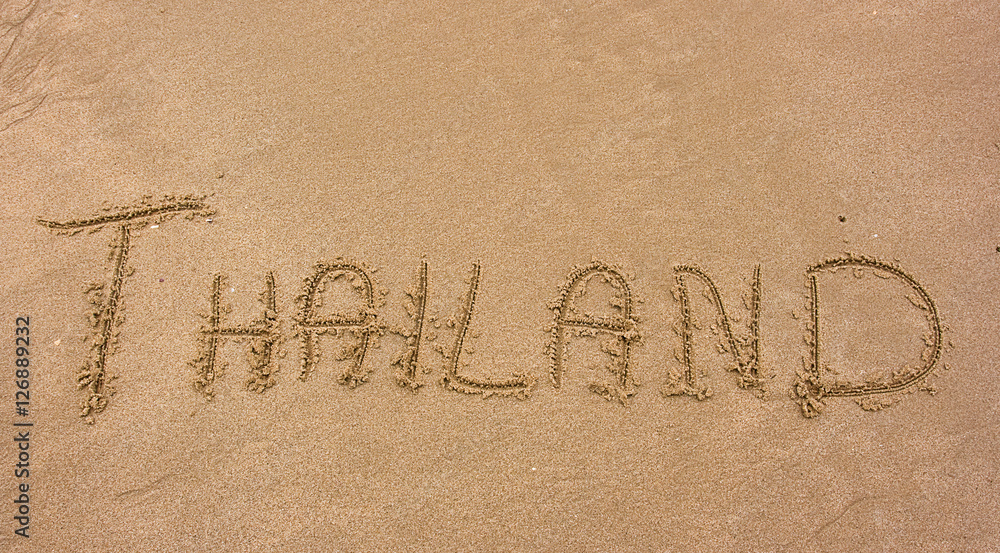 Fototapeta premium Thailand Title