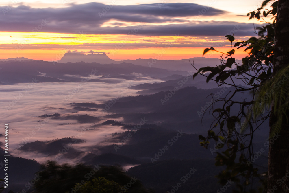 Sea Of Mist With Doi Luang Chiang Dao, View Form Doi Dam in Wianghaeng