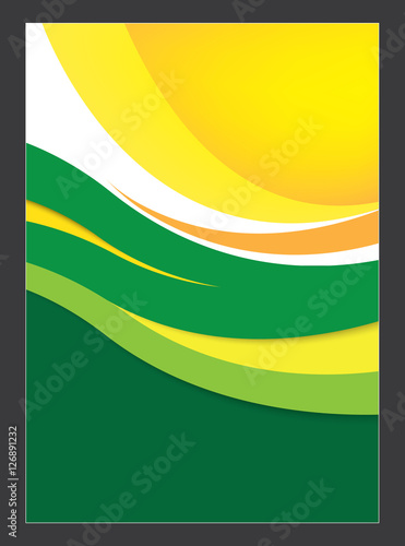 Green abstract background