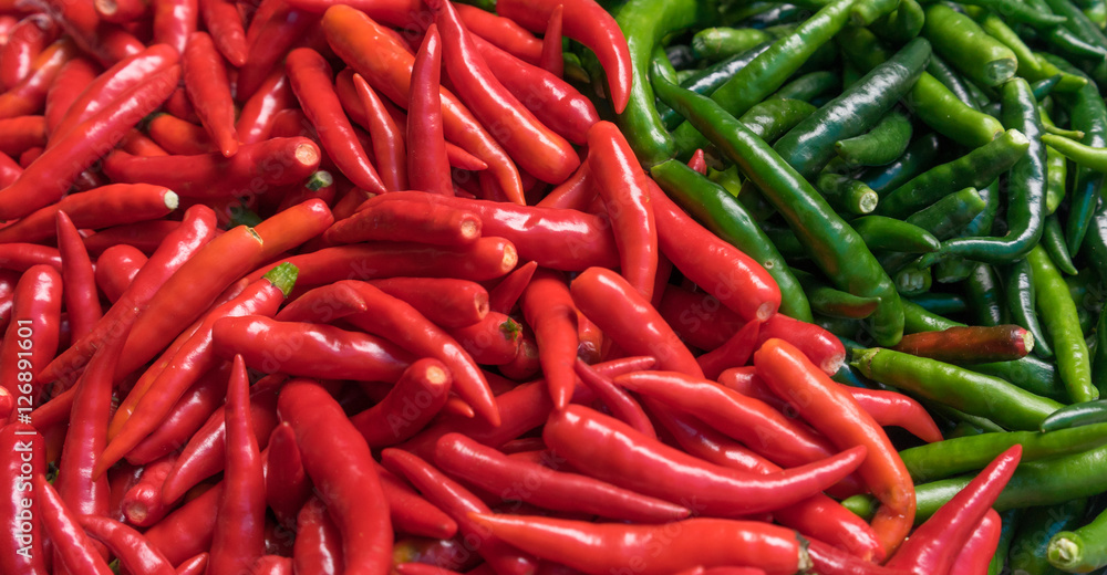 red and green chili pepper red and green chili pepper