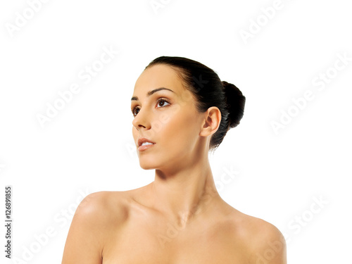 Portrait of beautiful young spa woman