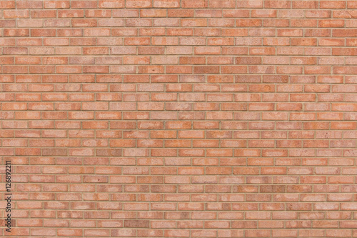 Brick wall made from Orange bricks.
