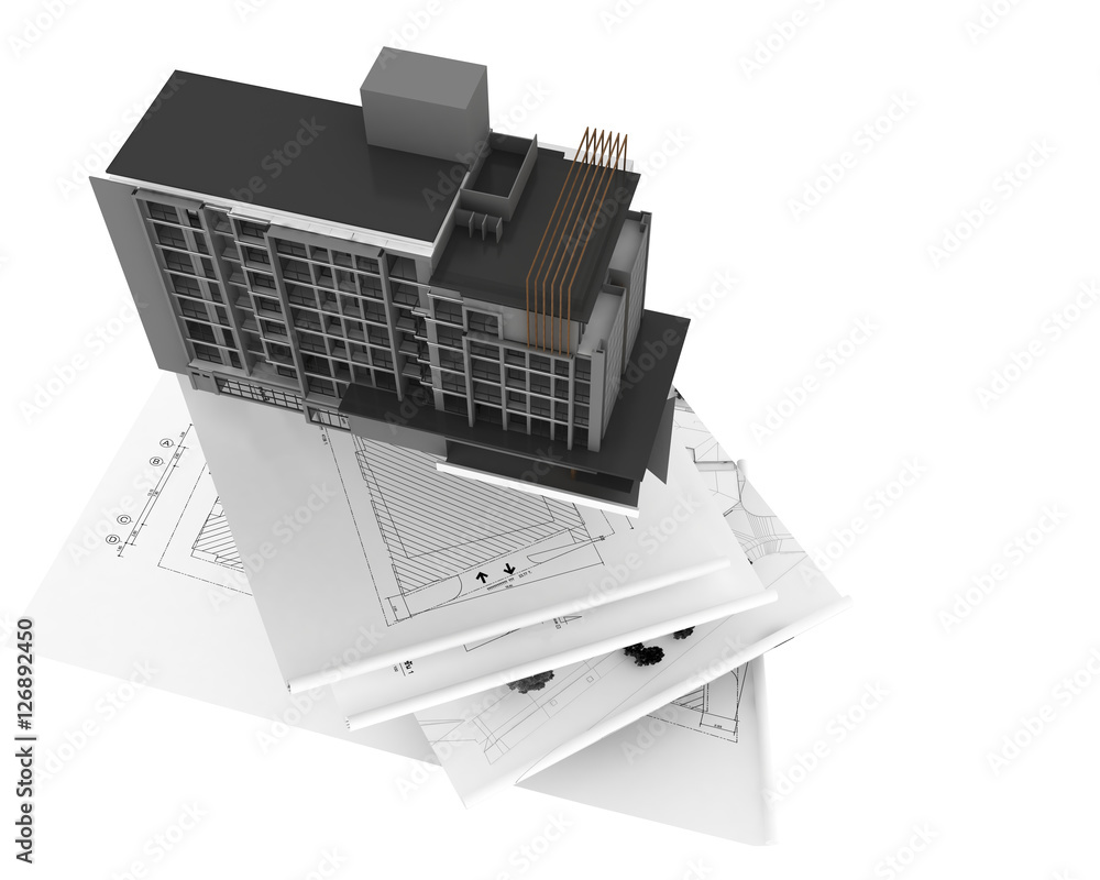 3D architecture abstract 3D architecture abstract