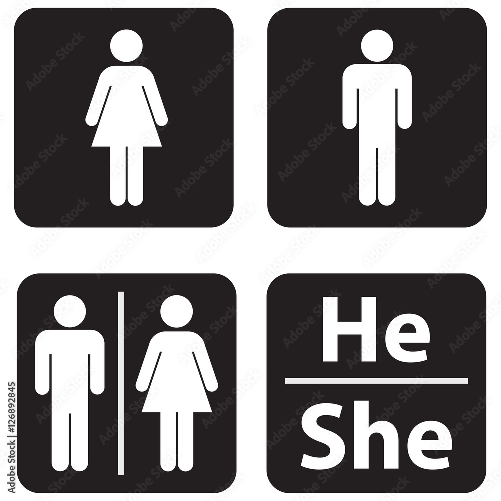 Toilet, wc, restroom sign isolated Toilet, wc, restroom sign isolated