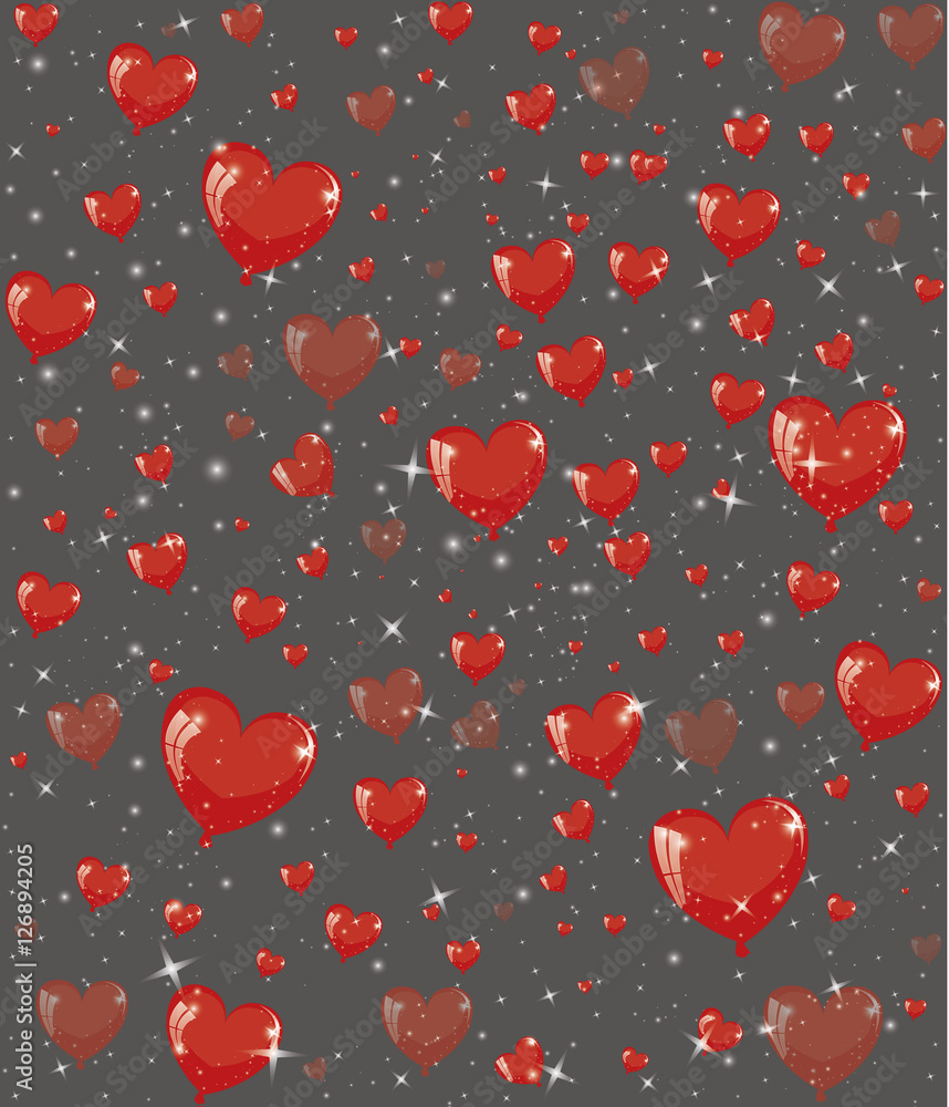 vector background with hearts vector background with hearts