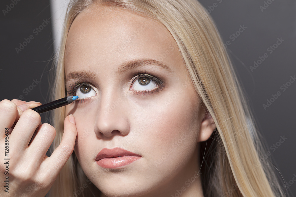 eye makeup,
beautiful blonde girl and makeup artist, makeup artist work eye makeup,
beautiful blonde girl and makeup artist, makeup artist work
