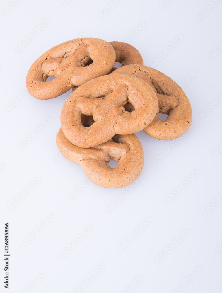 cookies or butter cookies on a background.