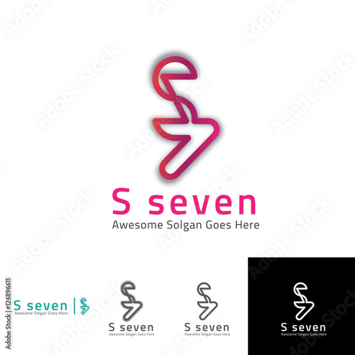 S seven letter and number with three 7 number