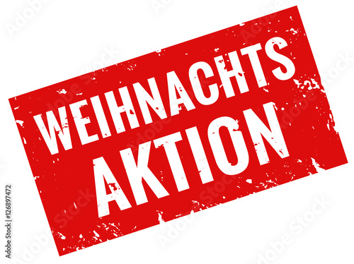 Stempel rot Weihnachtsaktion