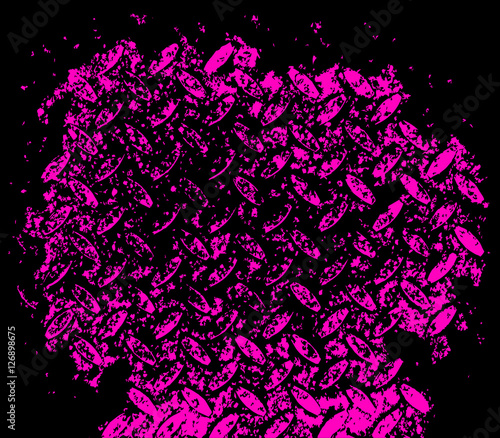 pink stain. abstract tree. grunge.