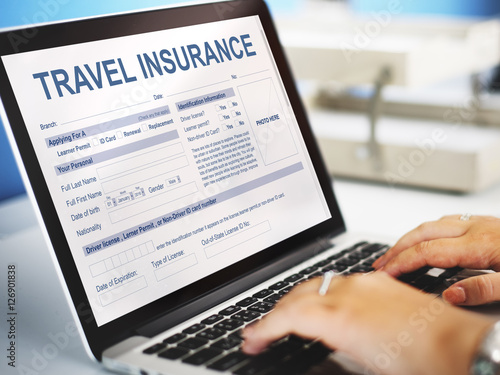 Travel Insurance Form Transportation Concept