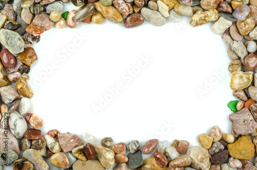 pebbles as frame