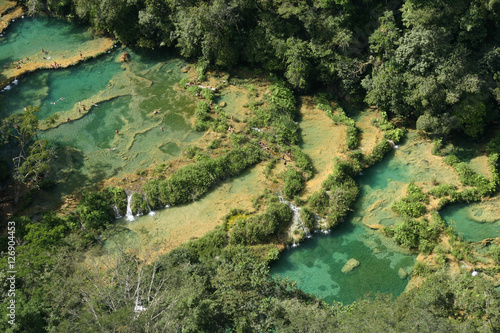 Semuc Champey turquoise waterfalls Guatemala
