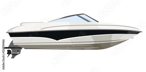 Small motorboat