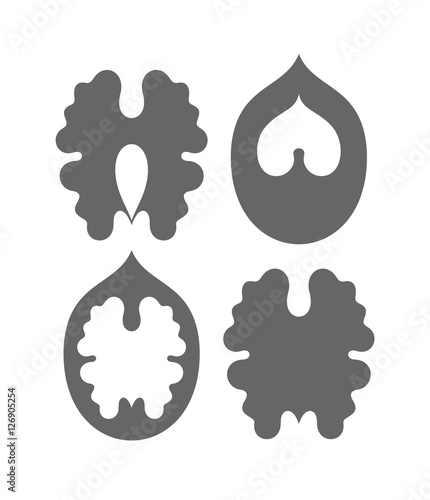 Walnut. Silhouette
