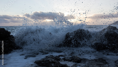 water in the fog