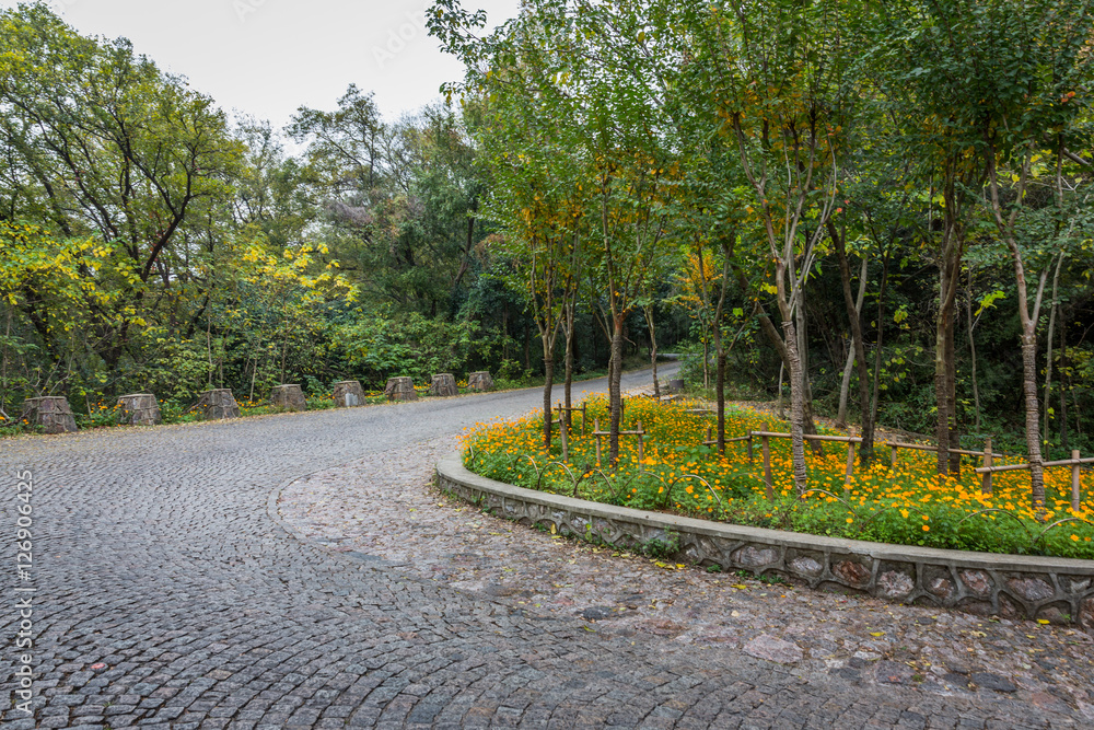 Fototapeta premium Wuxi Nianhuawan natural park in Jiangsu province,China.