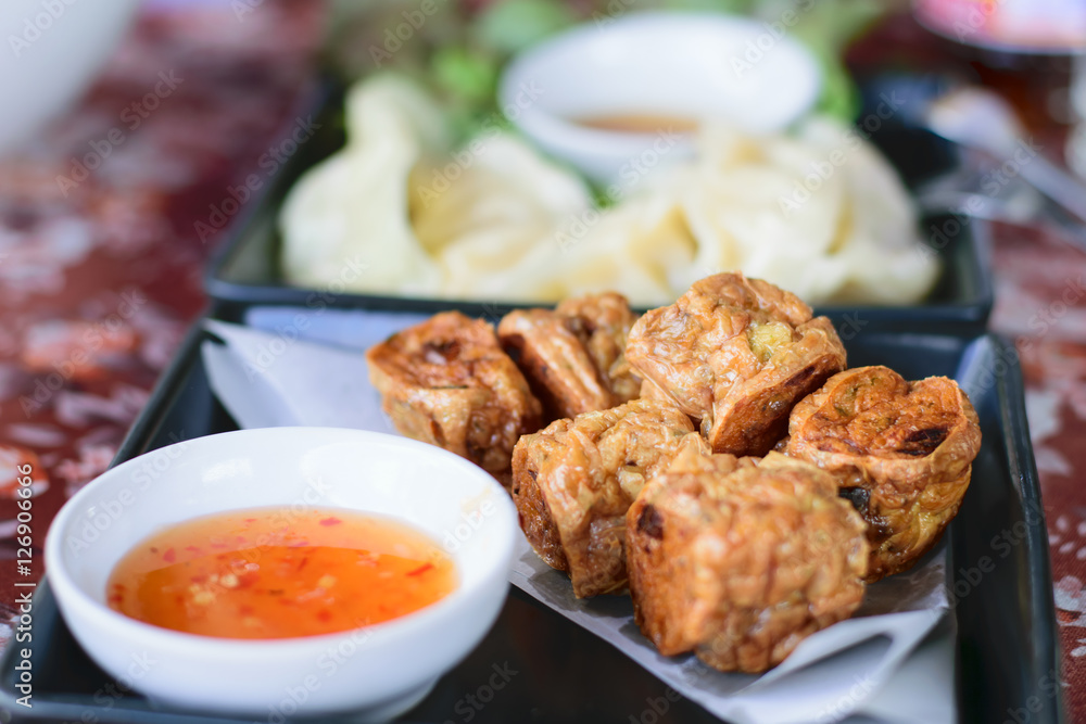 Jock fried chicken for a snack Jock fried chicken for a snack